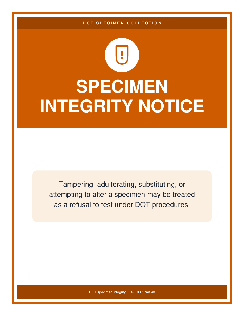 Tampering Warning Sign preview